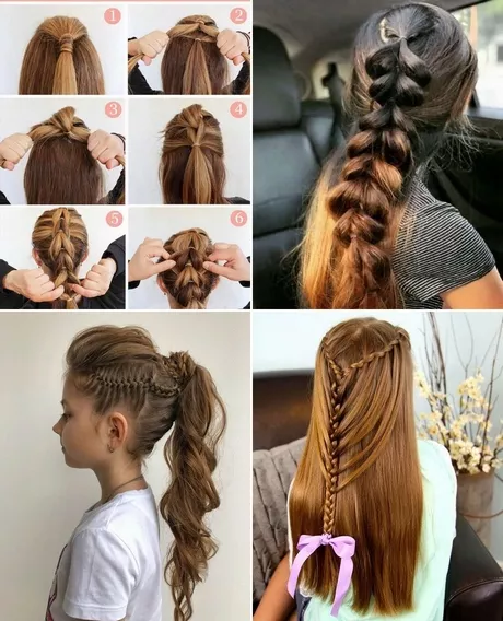 Прически за момичета за дълга коса