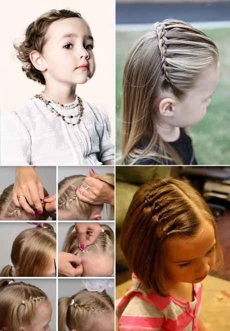 Прически за къса коса за малко момиче