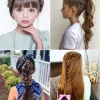 Прически за малки момичета за дълга коса