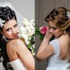 Снимки на сватбени прически за дълга коса