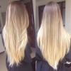 V-образни прически за дълга коса